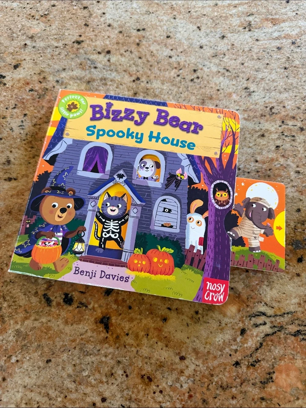 Spooky House - Colorful Orange & Purple Halloween Kids Toy Book